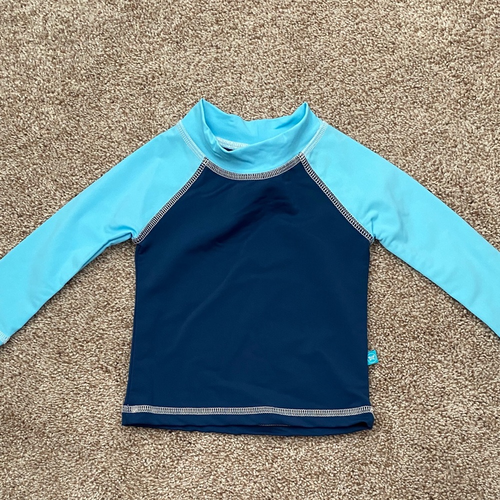 NWT Honest Company Kids Swim Rash Guard - Blue